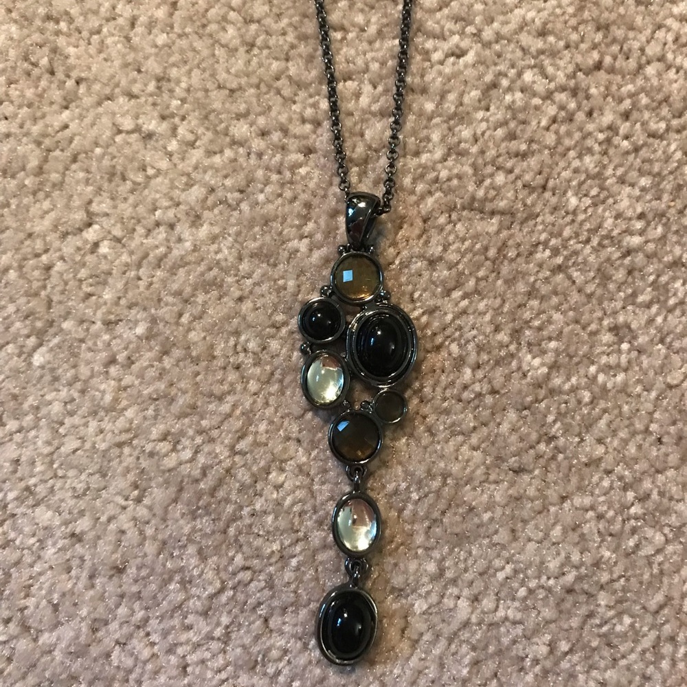 Lia Sophia women’s black necklace